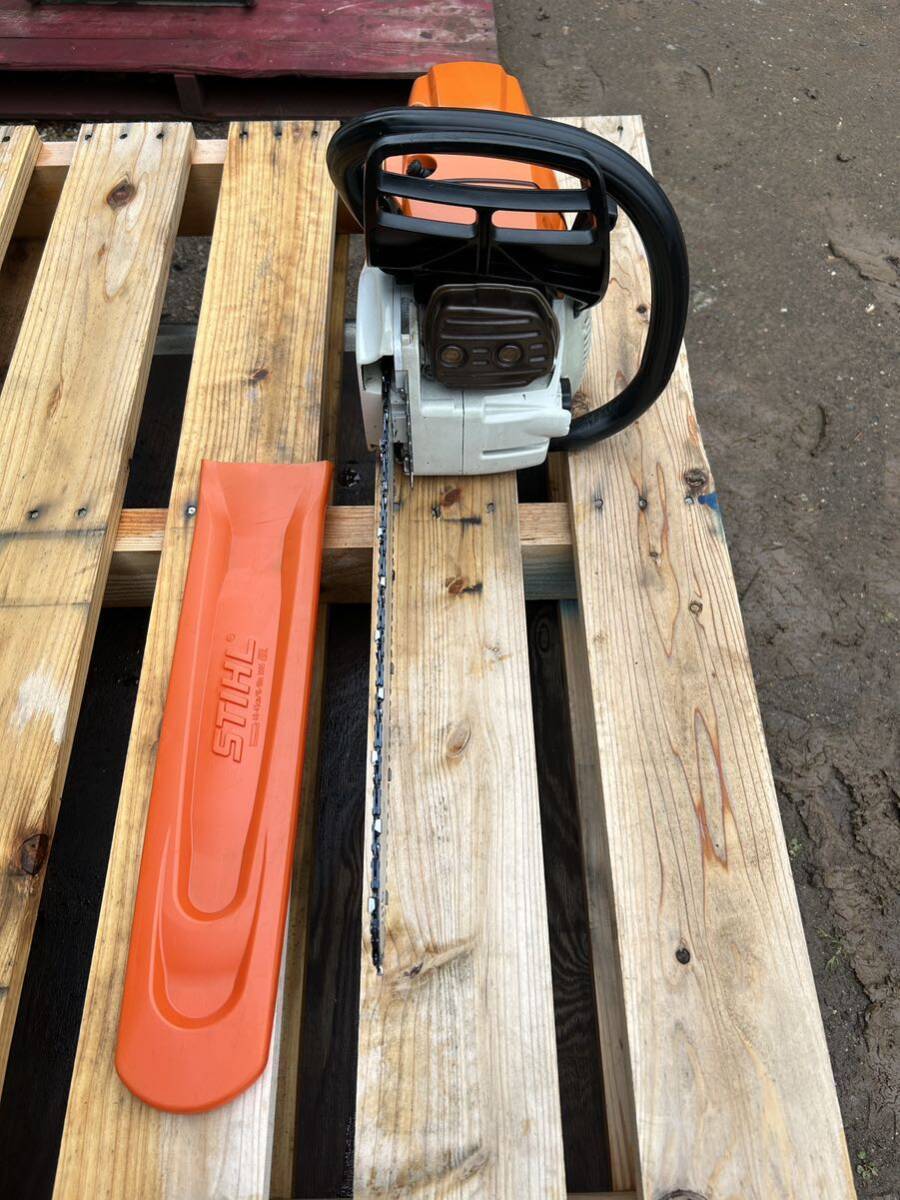 STIHL/STIHL MS241 C-M/デコンプ付き/ガイドバー、ソーチェーン、スパークプラグ、その他交換済み/抜群の切れ味/プロ機/スチール_画像3