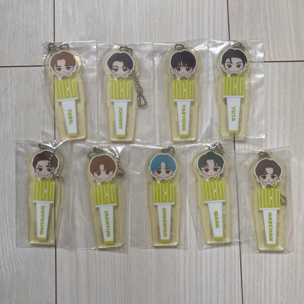 NCT 127 NEO CITY 一番くじ アクリルキーホルダー 9人 セット