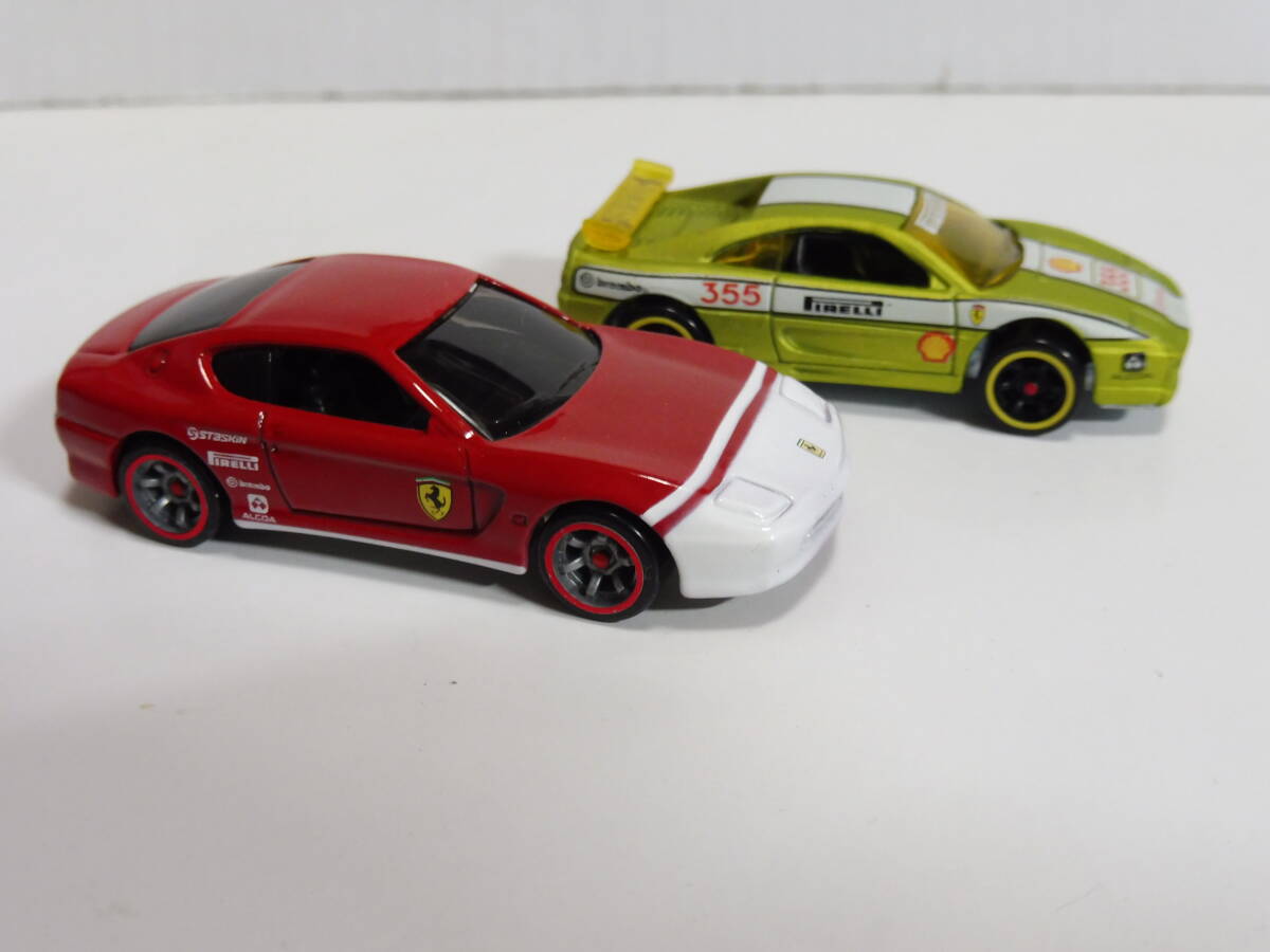 HOT WHEELS ホットウィール FERRARI RACER 456M F355 CHALLENGE フェラーリ　レーサー 2台セット_画像2