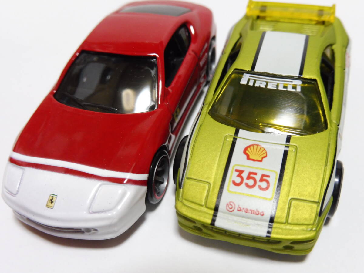 HOT WHEELS ホットウィール FERRARI RACER 456M F355 CHALLENGE フェラーリ　レーサー 2台セット_画像7