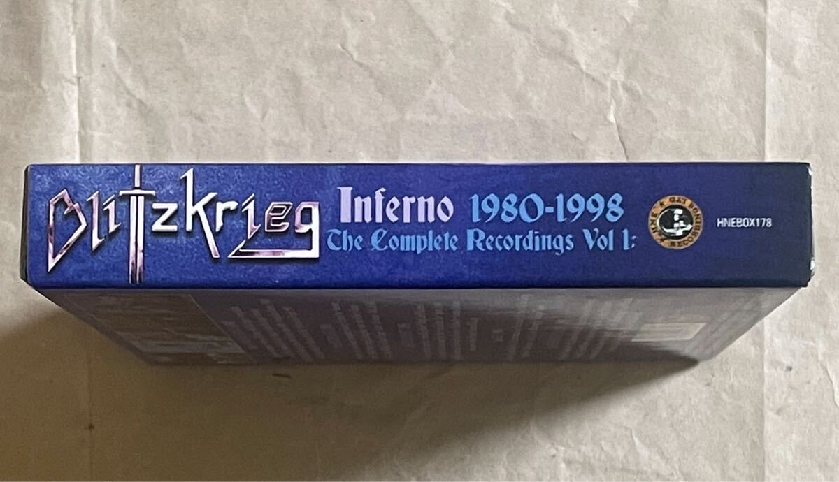 BLITZKRIEG Inferno The Complete Recordings Vol 1 1980-1998 HNE Recordings Ltd イギリス リマスター 5枚組 NWOBHM SATAN_画像3