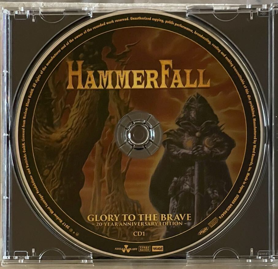 HAMMERFALL Glory To The Brave ハンマーフォール グローリー・トゥ・ザ・ブレイヴ 20周年記念盤 リマスター 北欧 メロディック・メタルの画像5