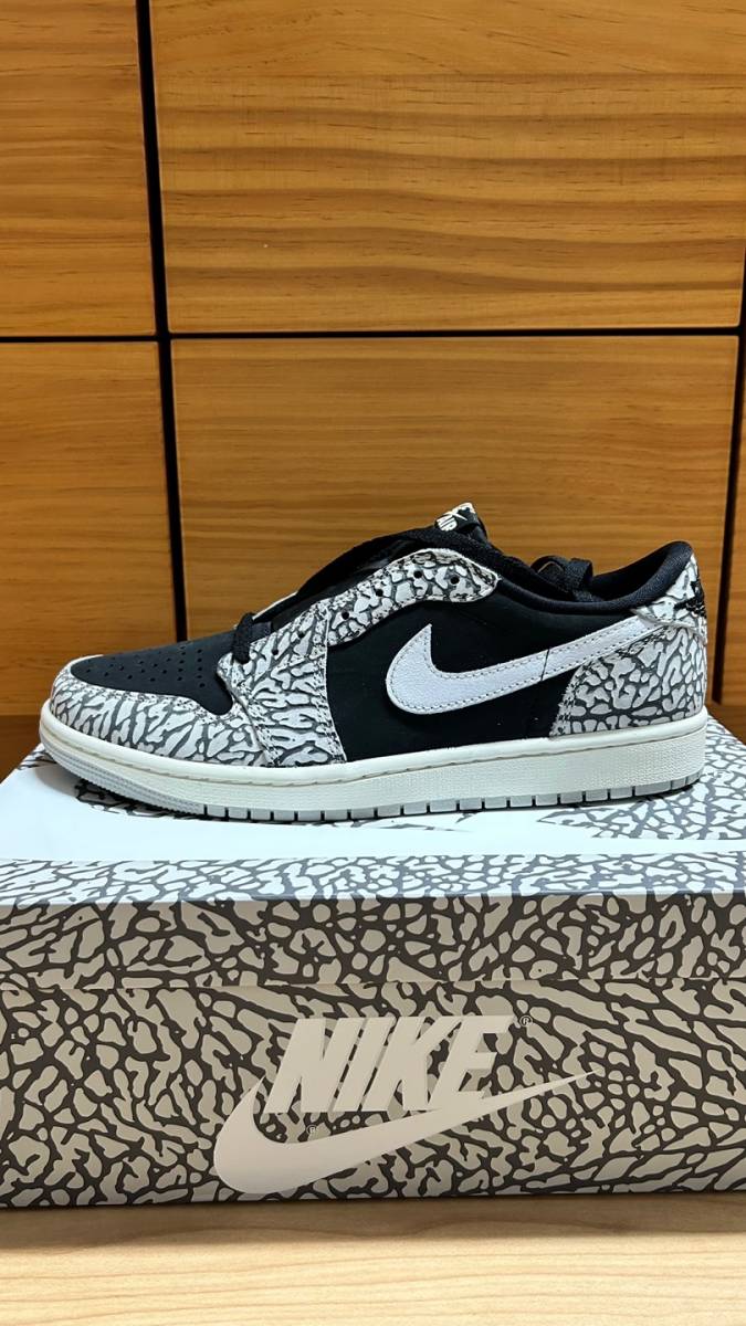 26.5cm NIKE AIR JORDAN 1 RETRO LOW OG 26.5CM "BLACK CEMENT" CZ0790-001