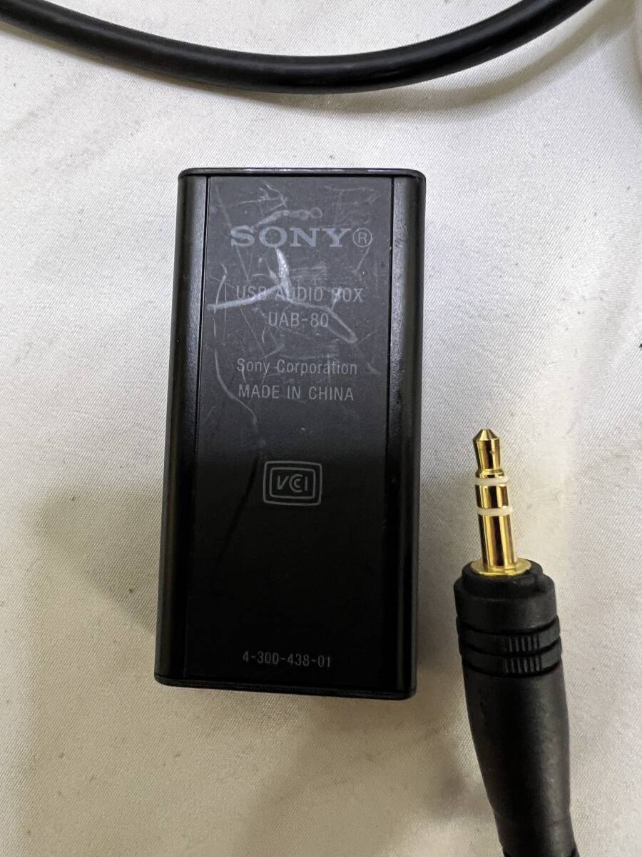 SONY ソニー エレクトレットコンデンサーマイク PC用マイク ECM-PCV80U USBオーディオBOX(UAB-80) 動作OK＠4の画像4