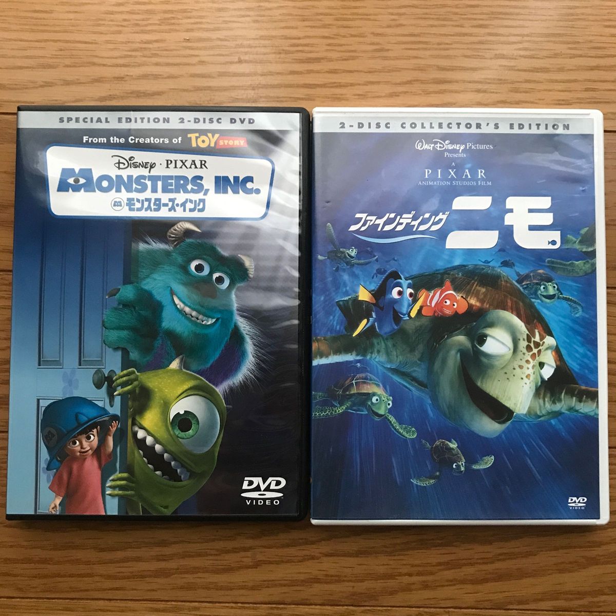 モンスターズ インク DVD ディズニー ピクサー スペシャル エディション　+ファインディングニモ