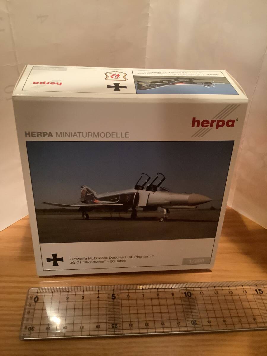箱イタミありなど、現状品/herpa ヘルパ 1/200 ファントムⅡ ドイツ空軍の画像1