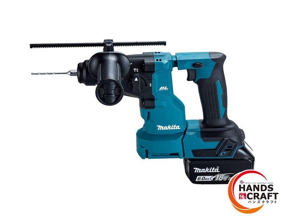 ★未使用 makita 18mm 充電式 ハンマドリル HR183DRGX 18V 6.0Ah電池2個 充電器 ケース付 ビット別売 マキタ 純正 送料無料