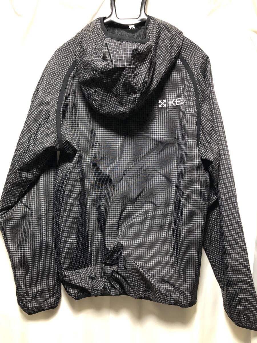 LS luz e sombra loose isombla Wind jacket nylon Parker black M size (USED)~ soccer futsal, Wind breaker 