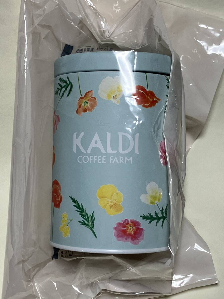 即決☆カルディ 春のキャニスター缶 保存容器 密閉容器 防湿容器 KALDI コーヒー豆 200g保存 キャニスター缶 キャニスター 限定の画像4