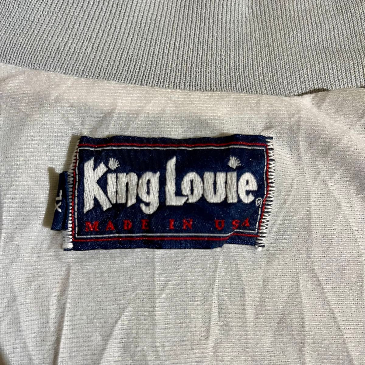 80s King Louie キングルイ ボーリングジャケット スタジャン スタジアムジャケット ボーリングシャツ ナイロン 