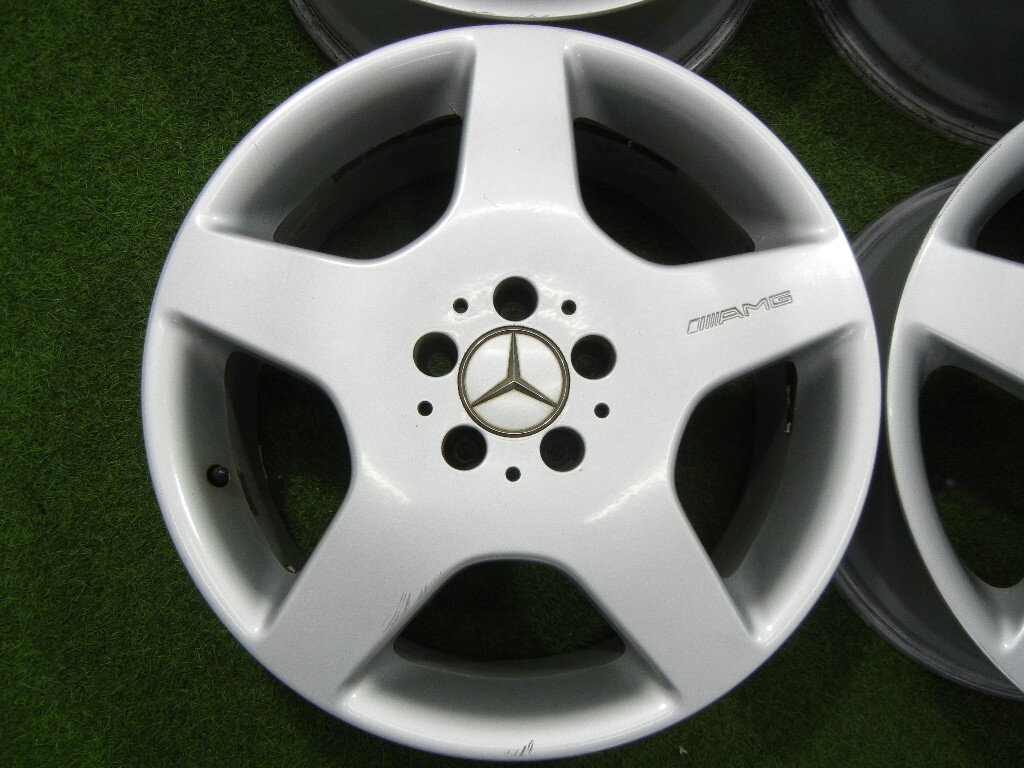 （390） ベンツ W163純正 Mクラス AMG アルミホイール18x9J +52/5穴112/ 4本セット 中古 の画像8