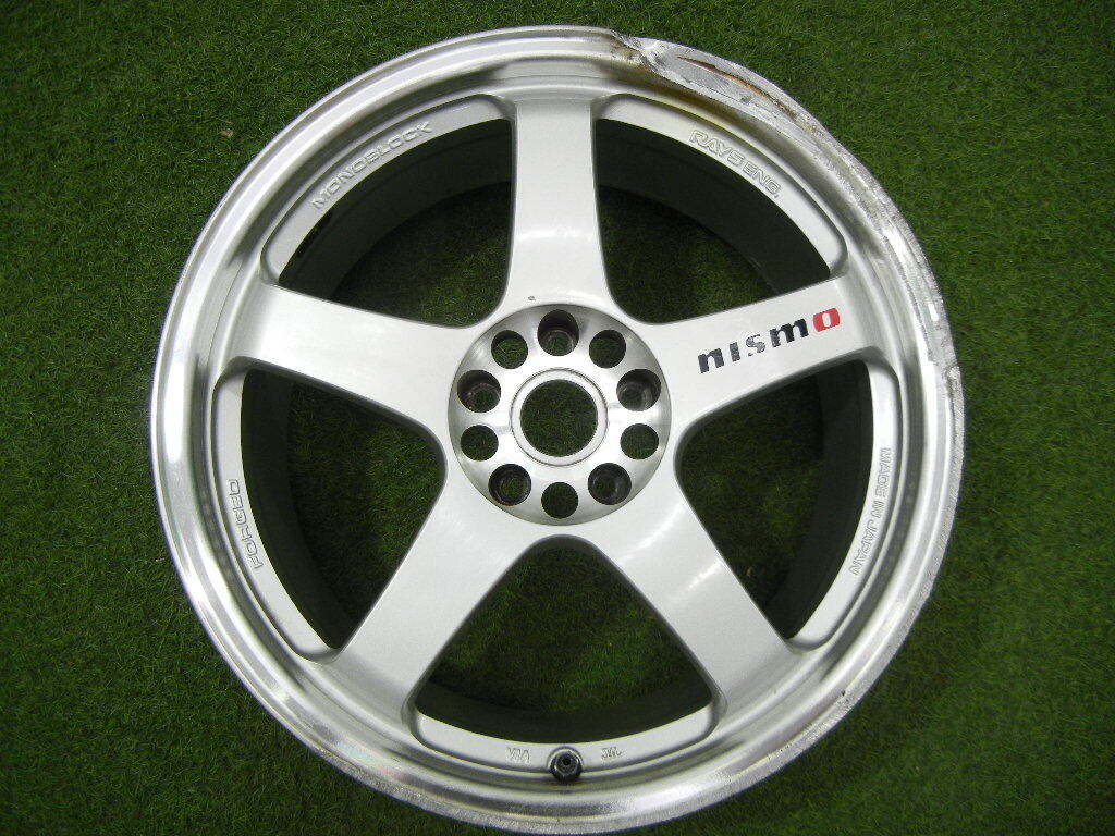 （579）RAYS 単品 社外 ホイール 1本 NISMO ニスモ LM GT4 1本 19x8.5J +25/5穴114.3 / 中古 ジャンク_画像1