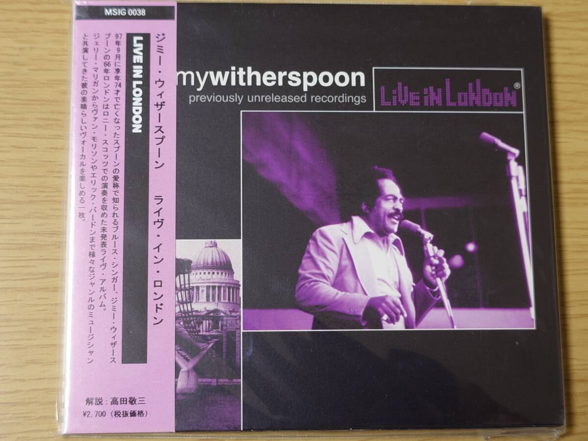 CD BLUES ジミー・ウィザースプーン / ライヴ・イン・ロンドン JIMMY WITHERSPOONの画像1