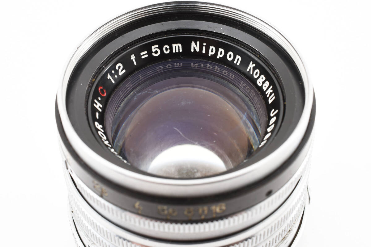 ◇黒帯◇ NIKON NIKKOR H・C 5cm F2 ニコン 単焦点 レンズ #2153 ◇黒帯◇ NIKON NIKKOR H・C 5cm F2 ニコン 単焦点 レンズ #2153