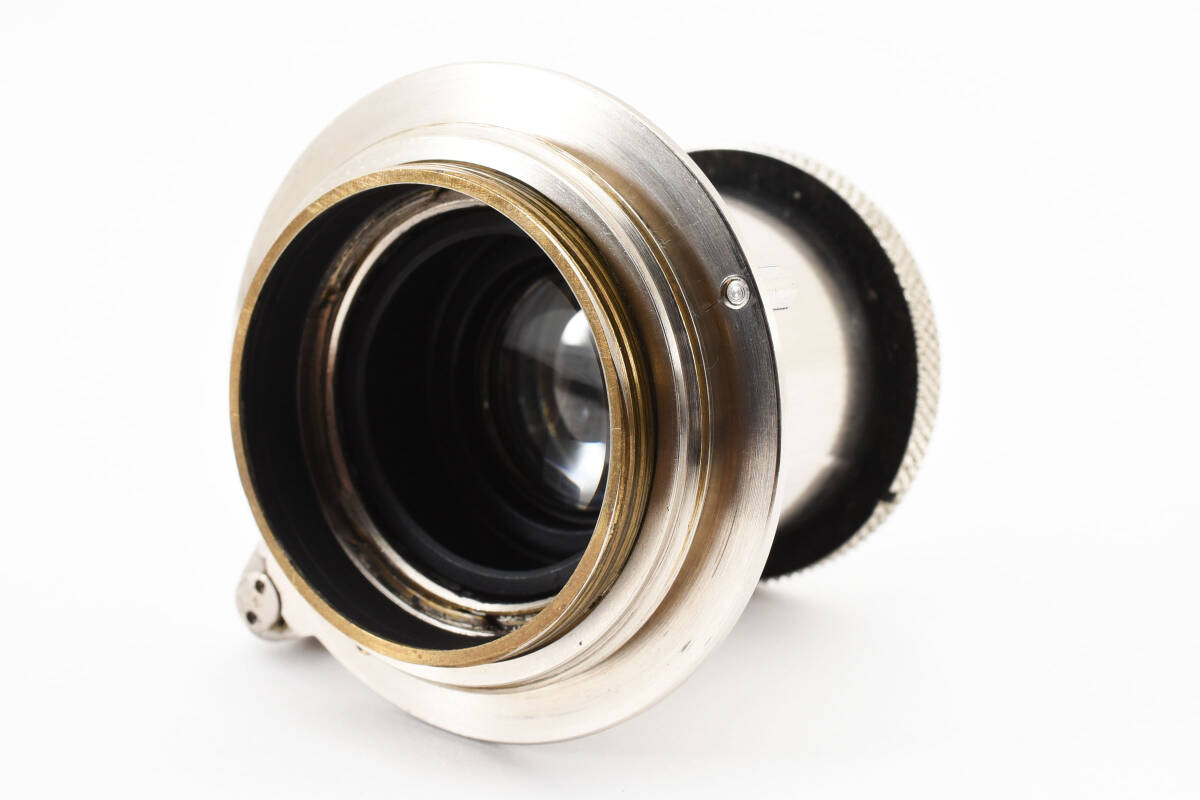 leica Hektor 5cm f2.5 L mount nickel Leica single burnt point lens #2201