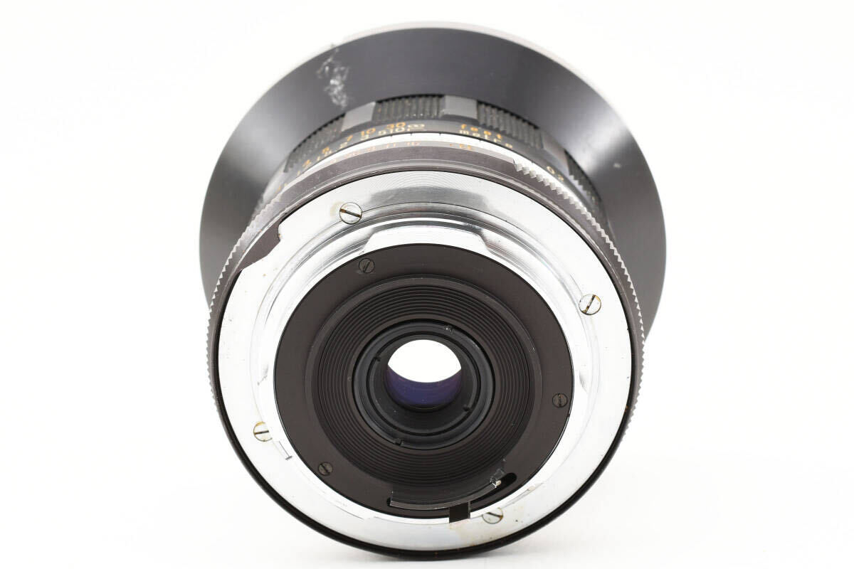* rare article * beautiful goods * KONICA HEXANON 21mm F4 Konica hexa non super wide-angle single burnt point lens case attaching #2204