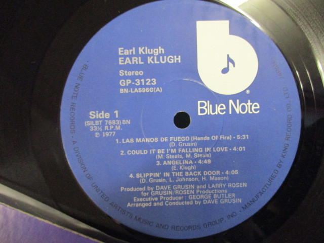 Earl Klugh ： Earl Klugh LP // Harvey Mason / Louis Johnson / Blue Note / Mellow 70's Funk Fusion / 5点で送料無料_画像3