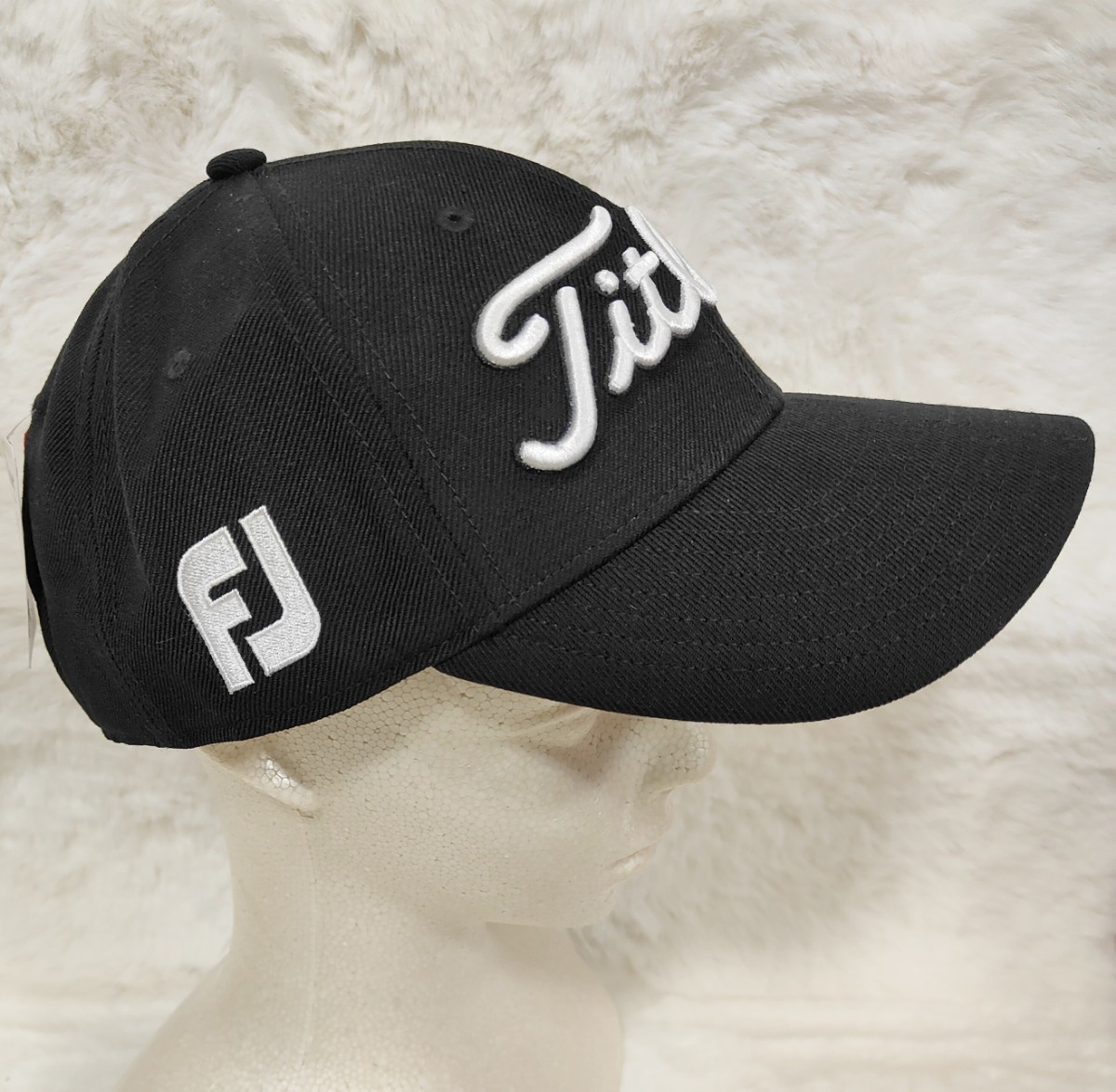 【新品】タイトリストTitleist　ゴルフ ツアー クラシック キャップ　メンズ　ブラック/ホワイト　①_画像5