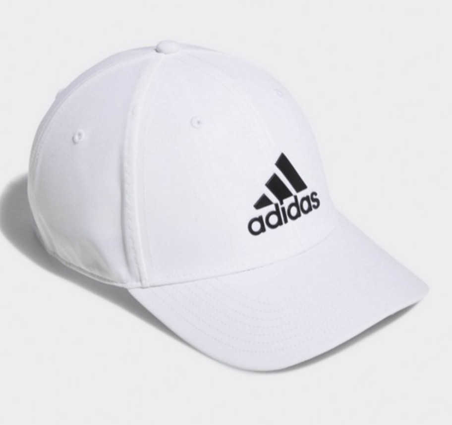 管番048【新品】アディダス　adidas　ゴルフキャップ(PFヘザーツアーキャップ)白_画像1