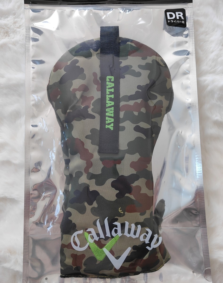 【新品】Callawayキャロウェイ ゴルフ DR FW ヘッドカバー　2点セット　カーキ_画像4