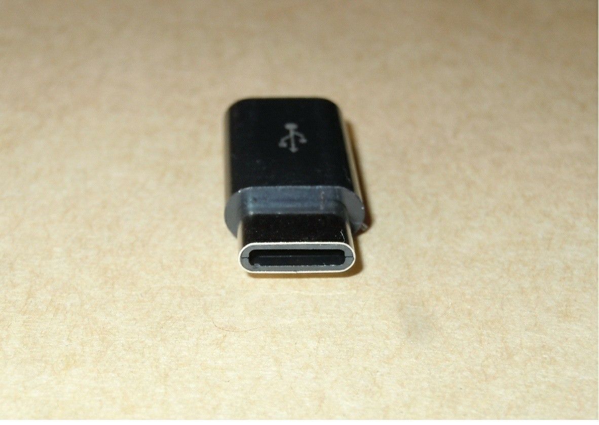 【micro USB ⇒ USB Type-C 変換アダプター】黒３個セット◆充電・データ転送・・◆動作品