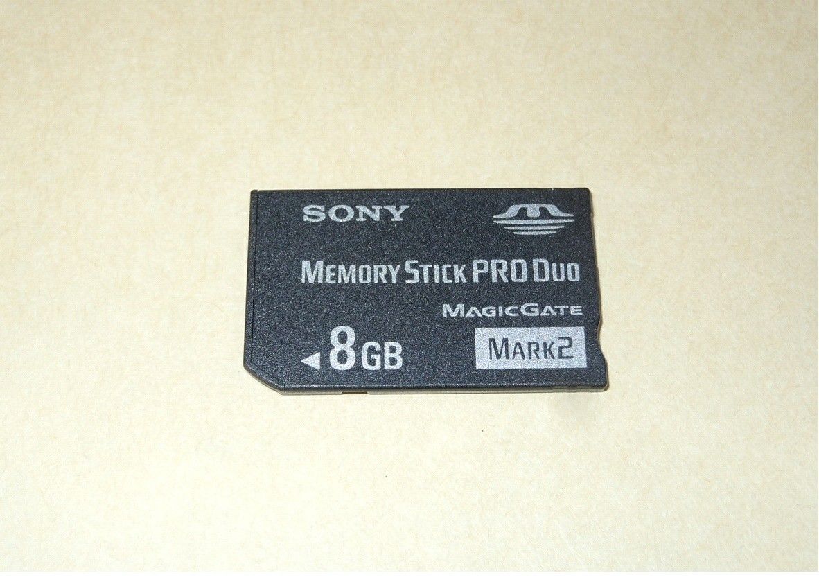 SONY【８ＧＢ】メモリースティック PRO Duo Mark2・・・◆中古動作品