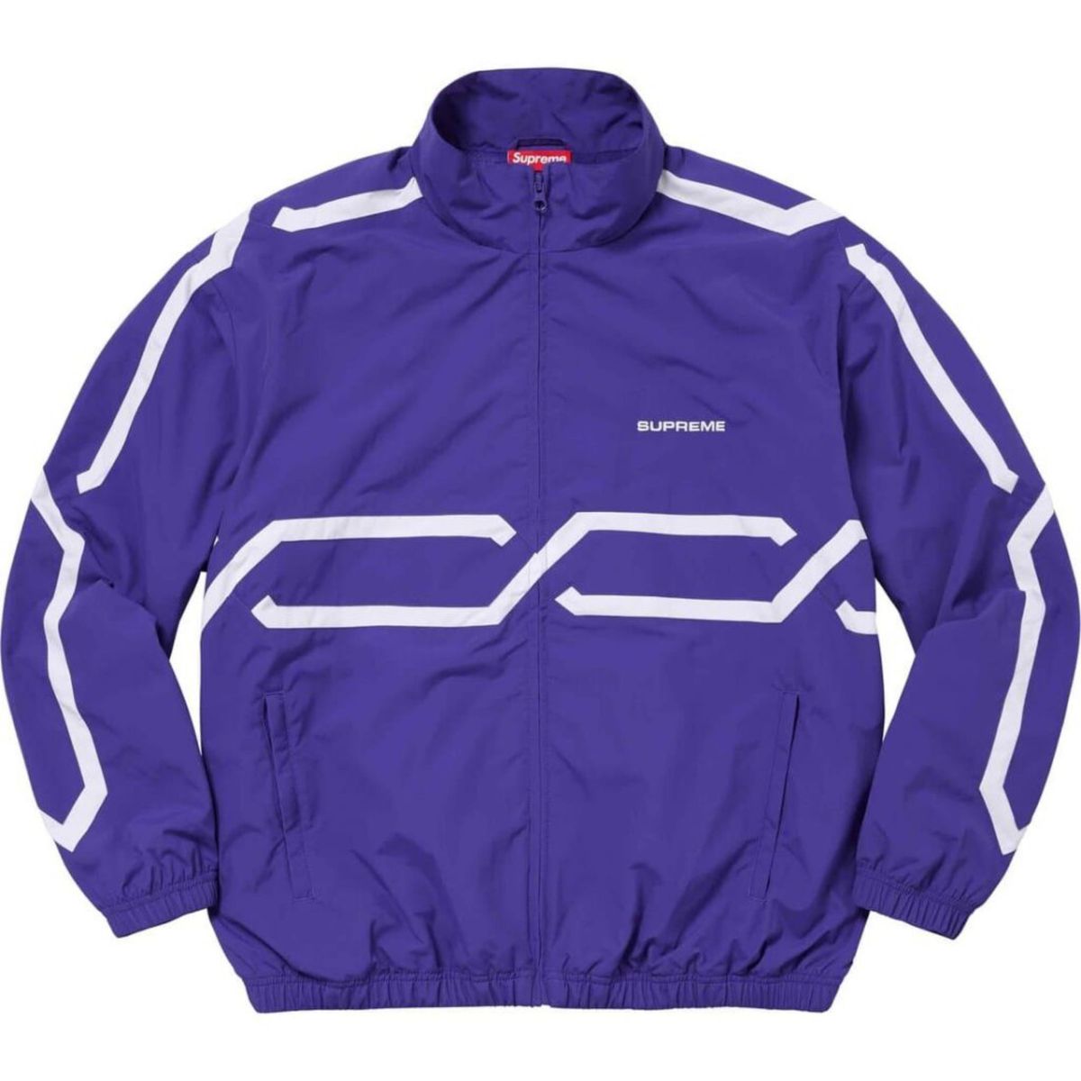 M 紫 Supreme Inset Link Track Jacket Purple 24SS シュプリーム トラックジャケット