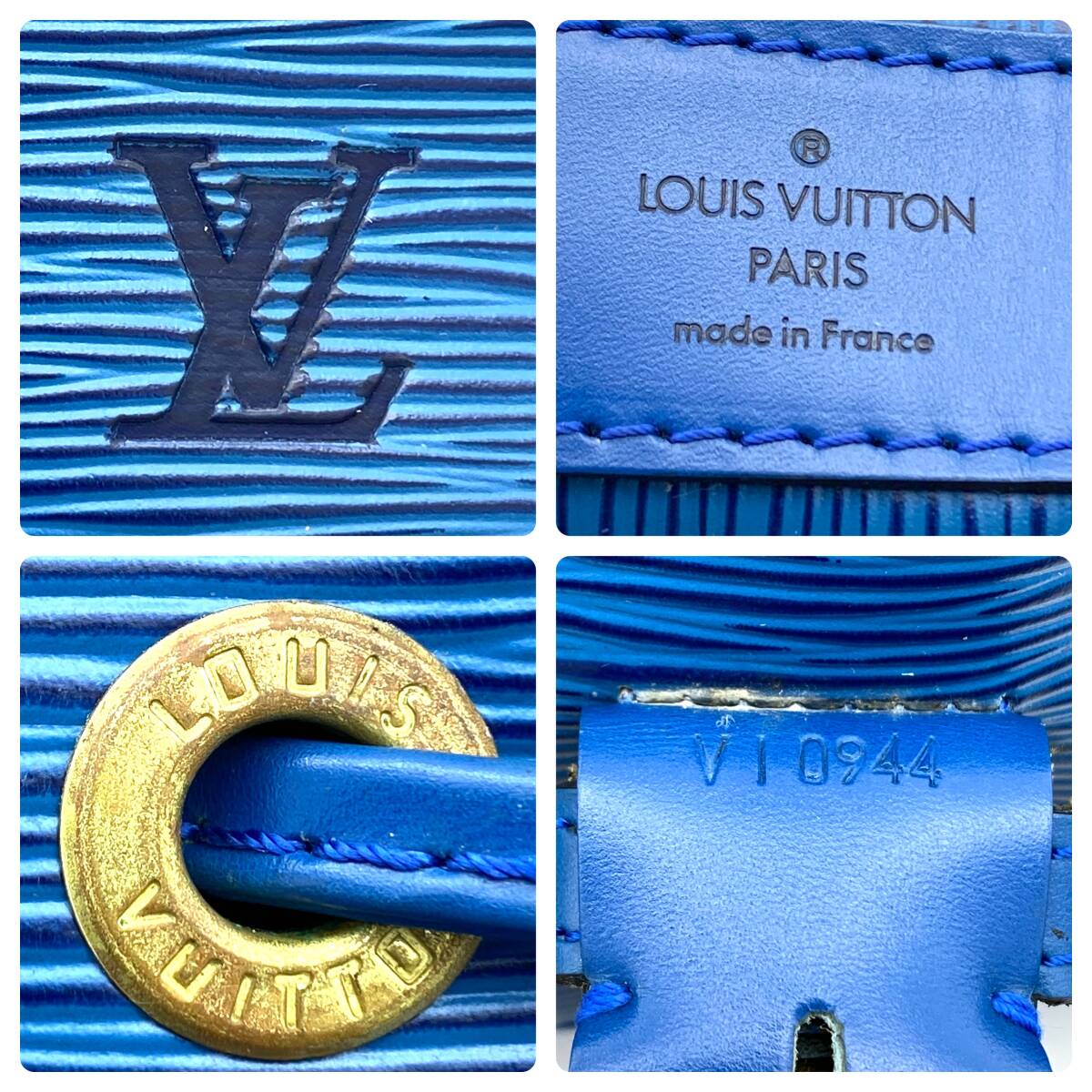 HY1386■LOUIS VUITTON ルイヴィトン エピ ノエ トレドブルー VI0944 ショルダーバッグ ワンショルダー 青 ※オーダー品_画像10