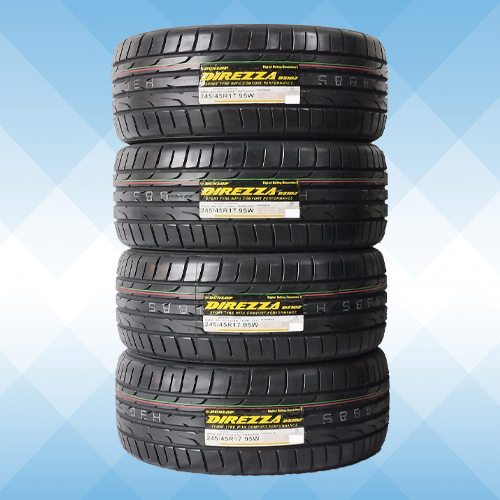 245/45R17 95W DUNLOP ダンロップ ディレッツァ DIREZZA DZ102 23年製 送料無料 4本税込 \53,200より 2_画像1