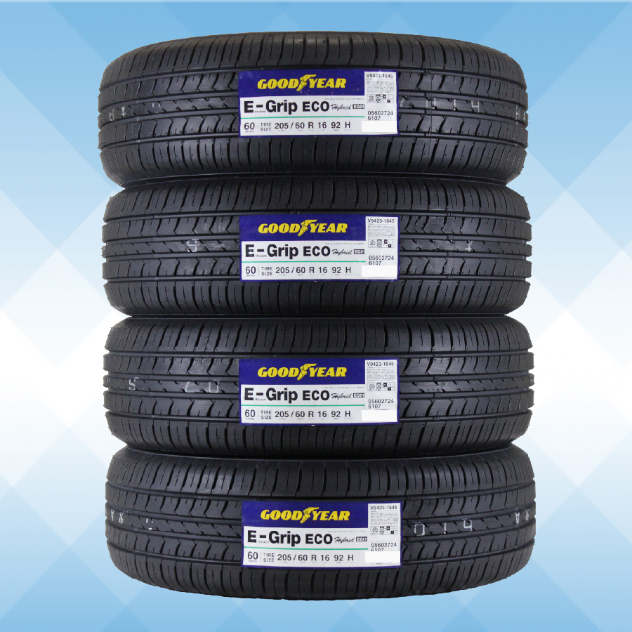 205/60R16 92H GOODYEAR グッドイヤー EFFICIENT GRIP ECO EG01 24年製 正規品 送料無料 4本セット税込 \34,760 より 1_画像1