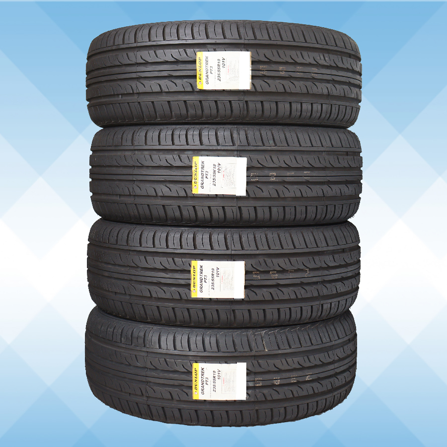 235/55R19 101V DUNLOP ダンロップ グラントレック GRANDTREK PT3 22年製 送料無料 4本税込 \69,000 より 3_画像1