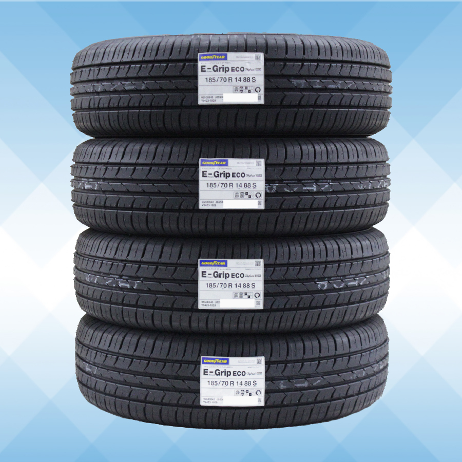 185/70R14 88S GOODYEAR グッドイヤー EFFICIENT GRIP ECO EG01 24年製 正規品 送料無料 4本税込 \23,600 より 1_画像1