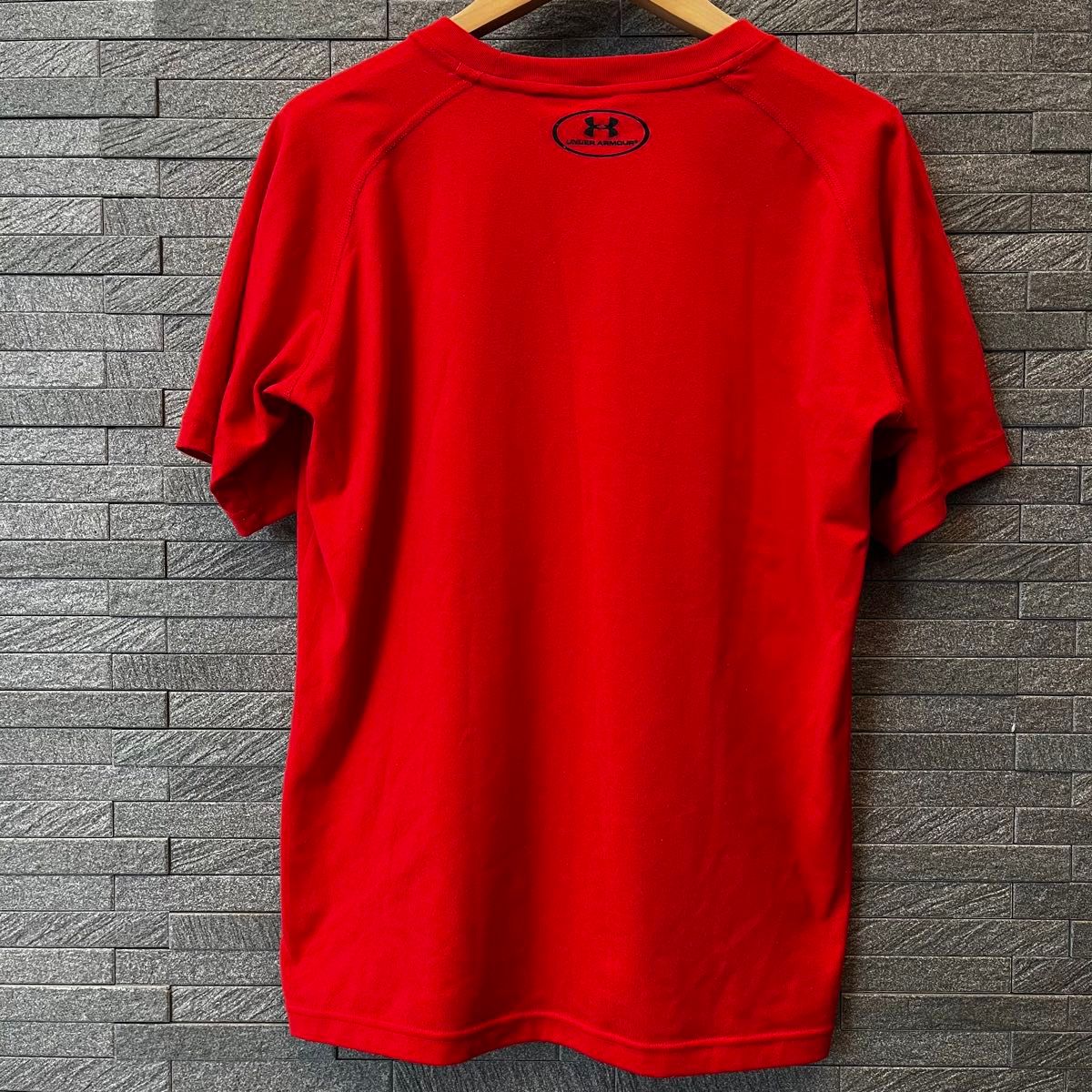 アンダーアーマー フィットネスウェア ジュニア 半袖 機能Tシャツ155〜165 子供服　ビッグ ロゴ