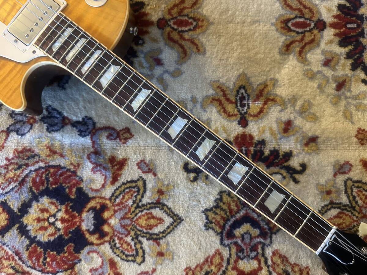初期個体 2008年製 Gibson LesPaul HoneyBurst 1958 Standard Traditional Plus ギブソン レスポール トラディショナル スタンダード 50s_画像8