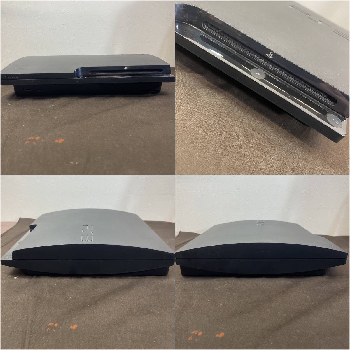 【MH-6846】中古品現状品 SONY ソニー PS3 PlayStation3 CECH-3000A プレイステーション3 通電可 初期化済 ※コントローラー不備有_画像2