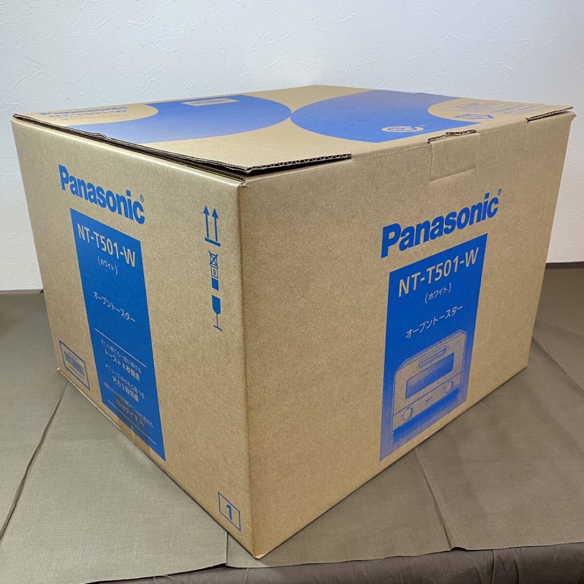 [MH-7031] new goods unused goods Panasonic Panasonic NT-T501-W oven toaster white 