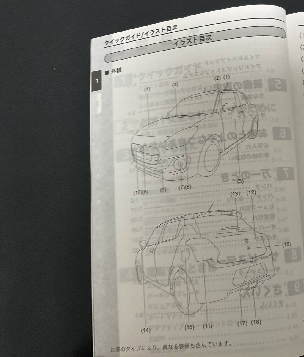 即納 取扱説明書 SUZUKI スズキ SWIFT:スイフト ZC72S/ZD72S 発行:2016年12月 取説 取扱書 No.1の画像10