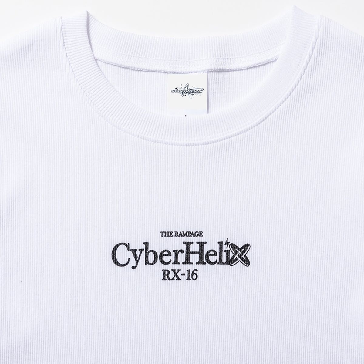 THE RAMPAGE"CyberHelix" RX-16 クロップドTシャツ/WHITE 