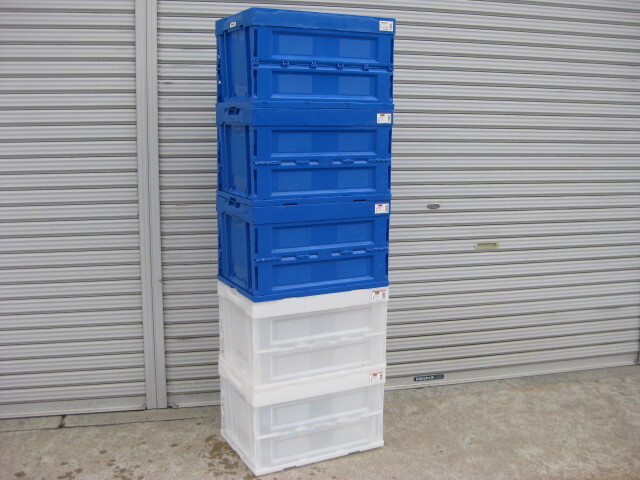 14WA2058 TRUSCO складной контейнер box 5 шт ширина 53 ok 36.6 H32.5cm