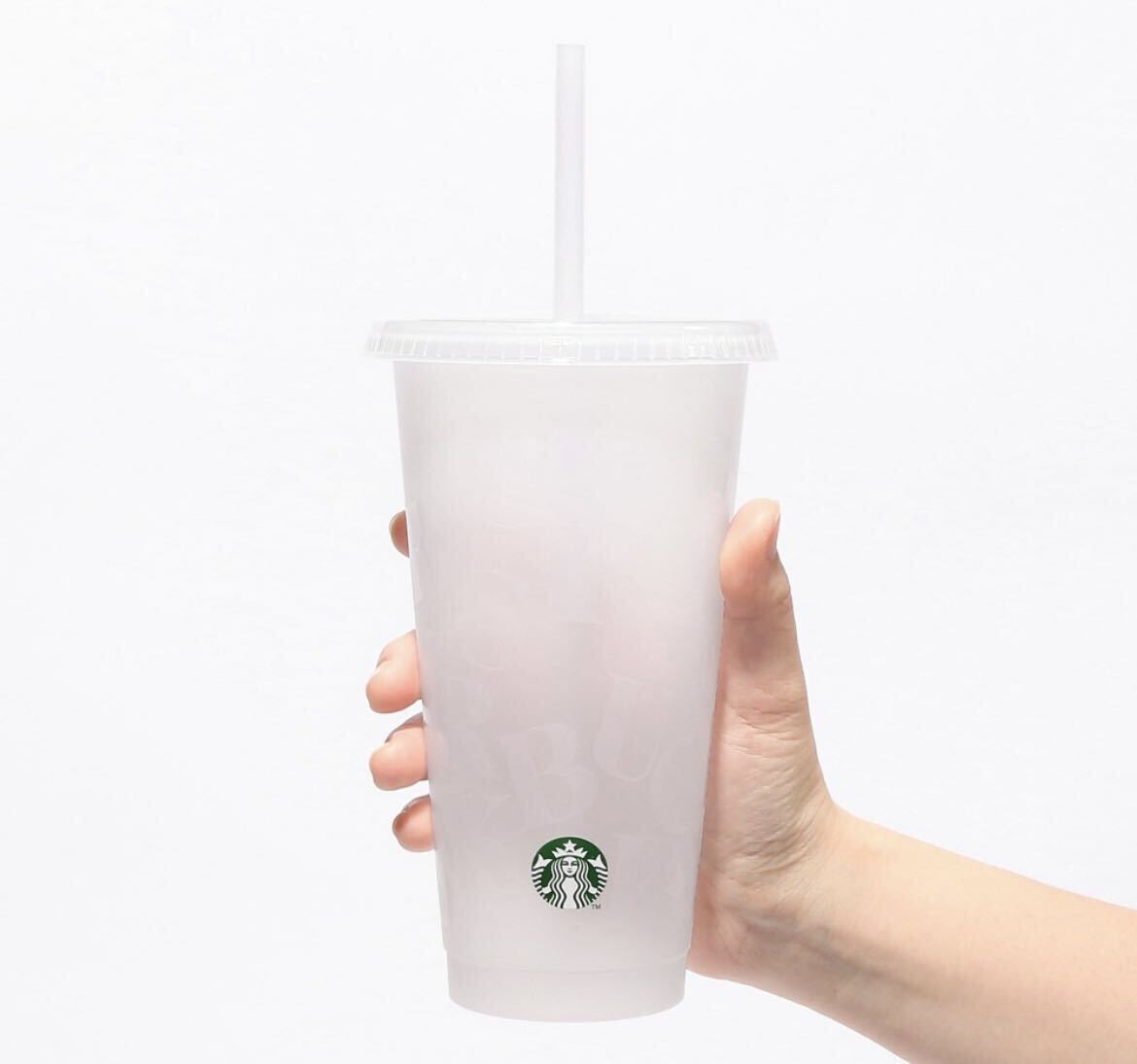 ミステリーカラーチェンジングリユーザブルコールドカップ710ml オレンジ　STARBUCKS_画像7