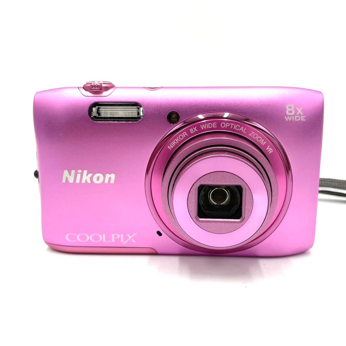 ニコン Nikon COOLPIX S3600コンパクトデジタルカメラ ピンク クールピクス _画像3