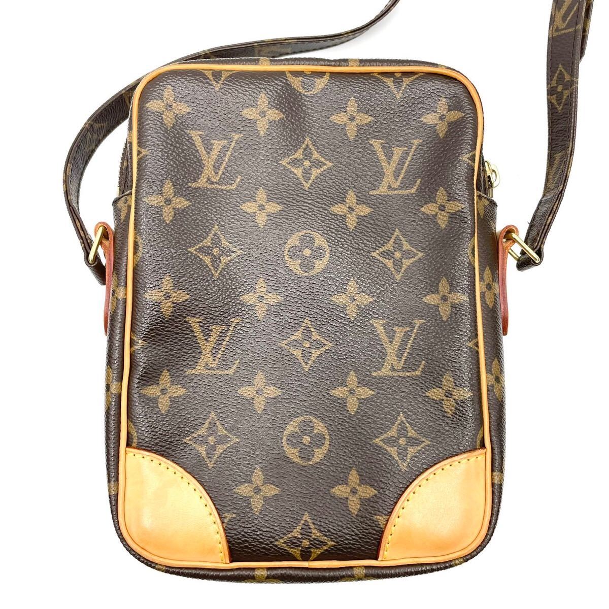 美品 LOUIS VUITTON ルイヴィトン アマゾン モノグラム ショルダーバッグ 斜め掛け ブラウン