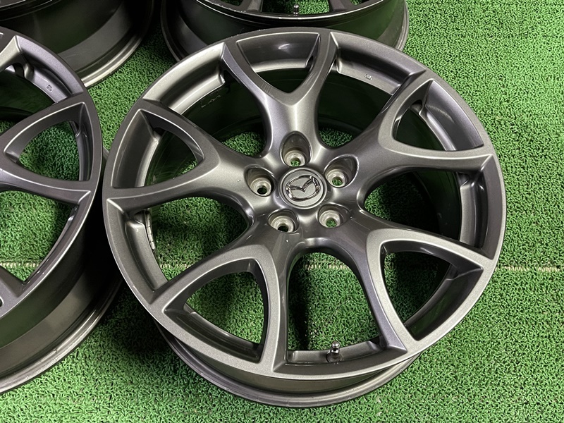 希少 BBS RG503 マツダ RX-8 後期 タイプRS 純正 鍛造 19×8J ET＋47 PCD114.3 5H 4本セット SE3P ガンメタ系 スピリットR アテンザ_画像8