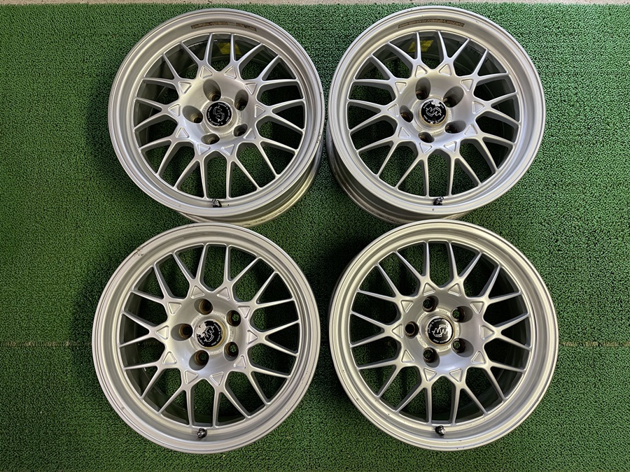 超希少 良品 BBS 鍛造 日産 ステージア 260RS AUTECH 純正 17×7J PCD114.3 5穴 ET＋20/ET＋30 0A903 0A904 R32 GT-R オーテック ガリ無し_画像1