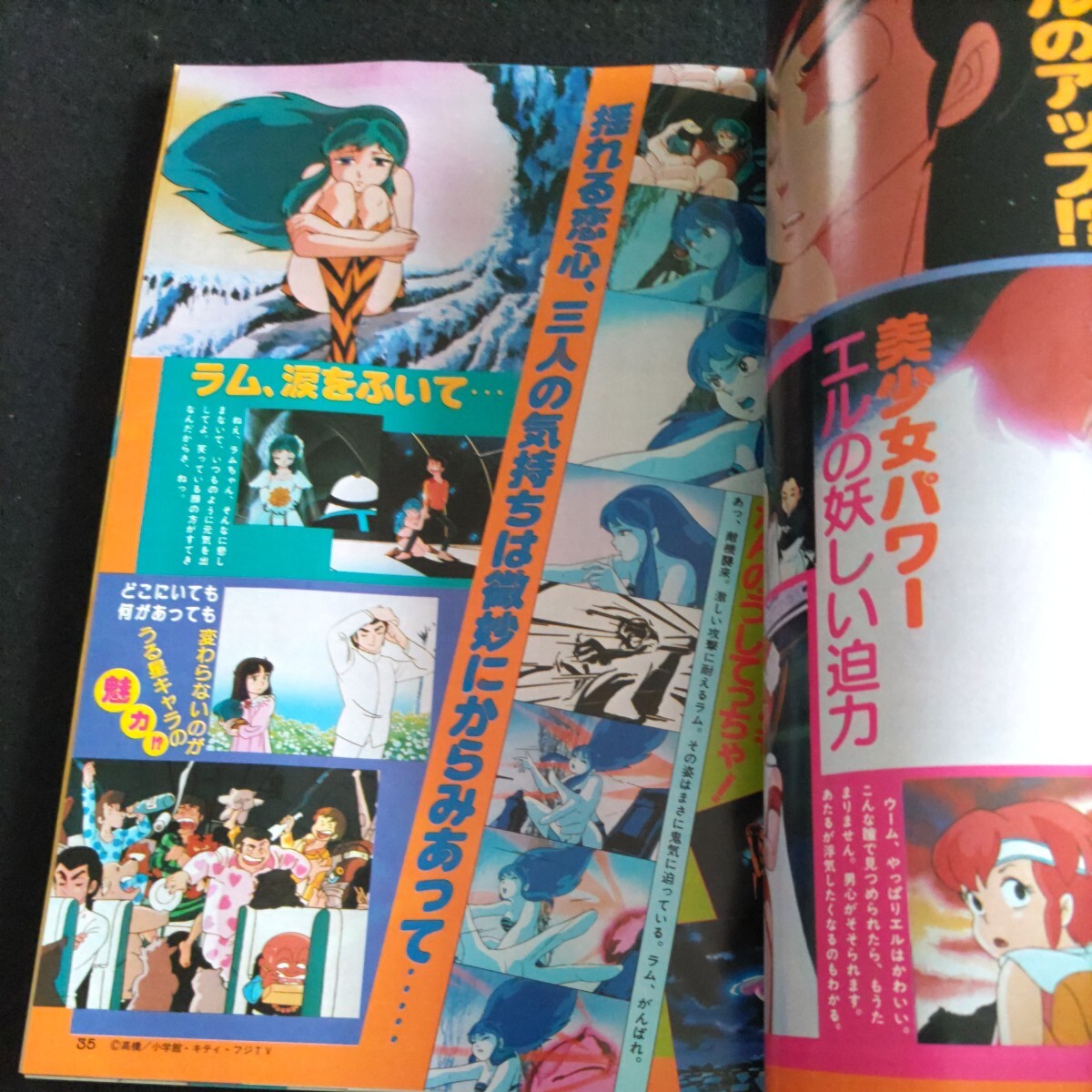 ジ・アニメ▲1983年3月号▲付録揃い①マッドマシーン、マクロス・ポスター②クラッシャージョウシール▲幻魔大戦▲うる星やつら▲ルパン_画像7