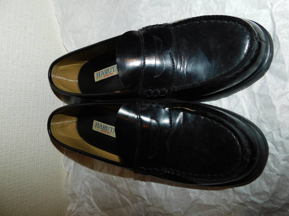 HARUTA ARVIN ハルタ　靴　ローファー　黒　25 EEE BLACK　日本製　Made in Japan_画像10