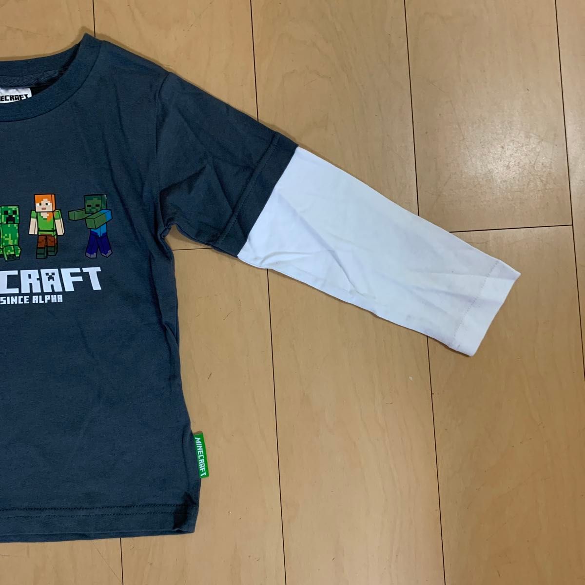 新品未使用　１２０㎝　マインクラフト　ロンT 2枚セット　長袖Tシャツ　マイクラ