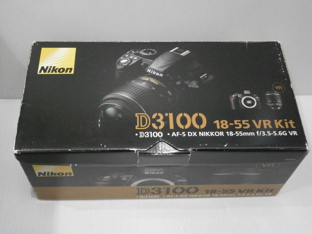 199　ニコン★Nikon★一眼レフカメラ★D3100★レンズキッド★18-55 VR Kit★ブラック★小型★軽量