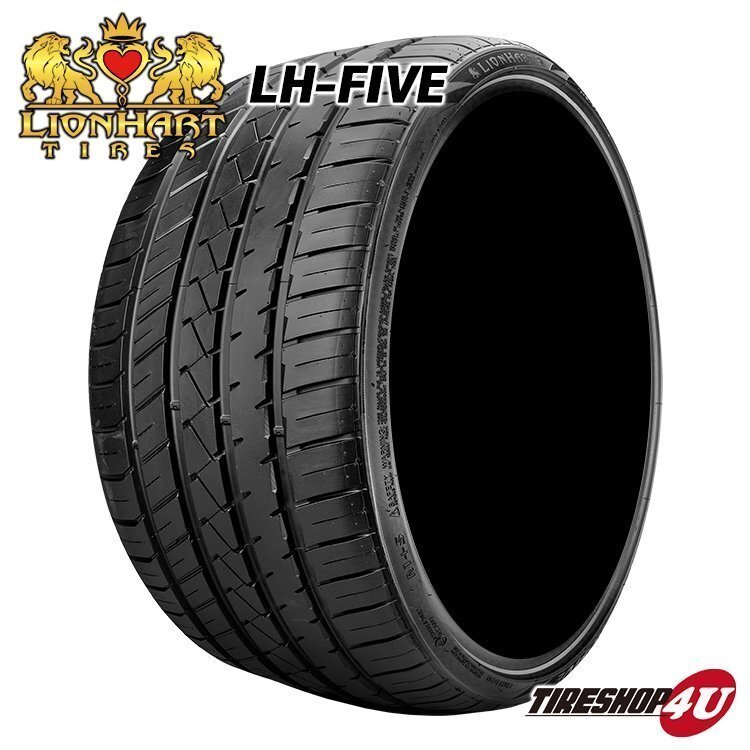 2023年製 LIONHART LH-FIVE 255/40R19 255/40-19 100W XL ライオンハート LH5 新品 ラジアルタイヤ 4本送料税込55,998円~_画像2