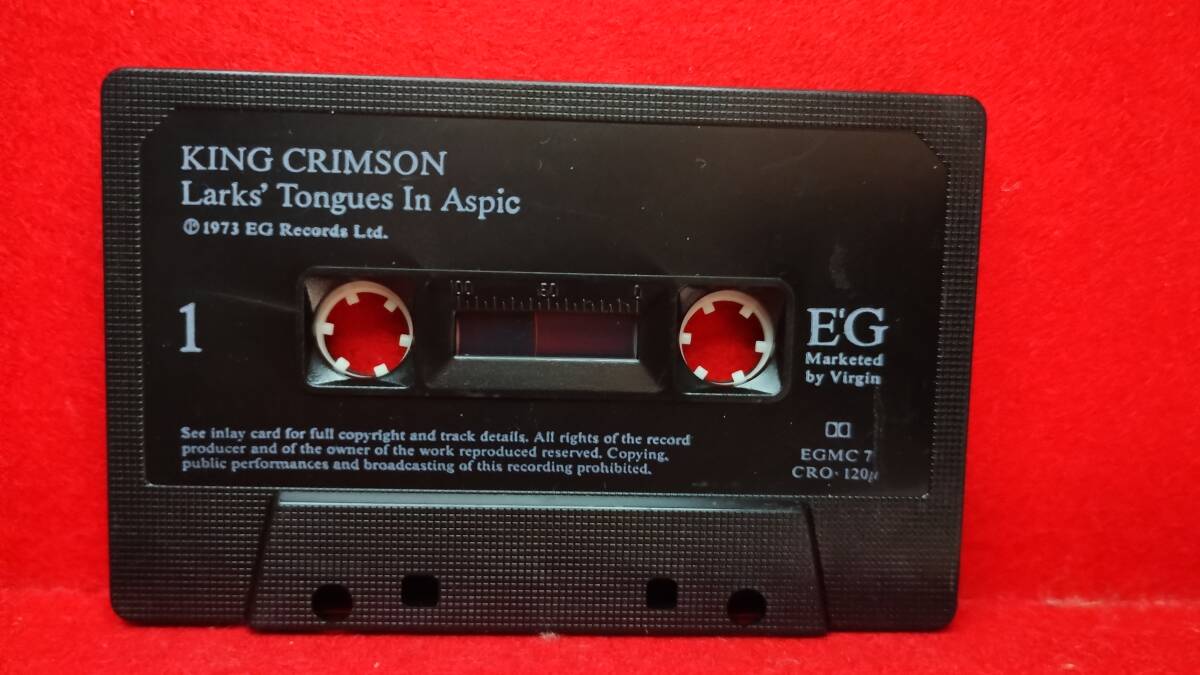 KING CRIMSON Larks' Tongues In Aspic 太陽と戦慄 輸入カセットテープの画像4